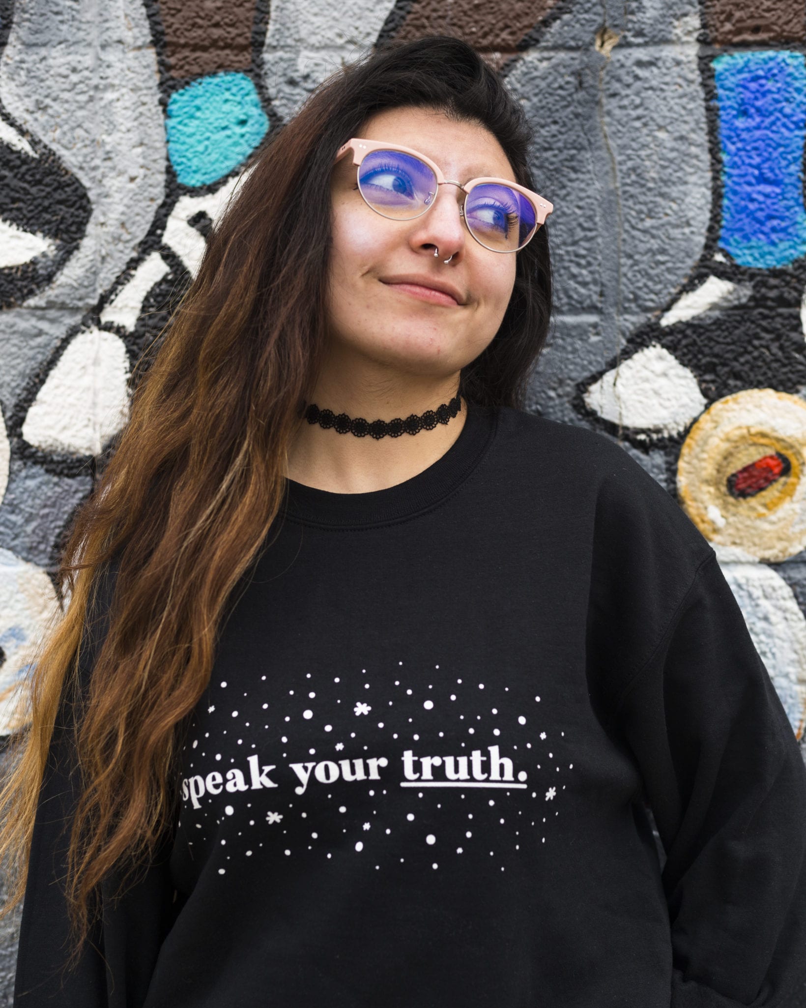 Speak Your Truth Crewneck Sweatshirt - Harness Magazine