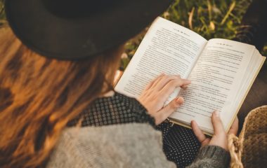 girl reading book