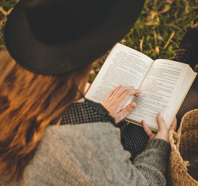 girl reading book