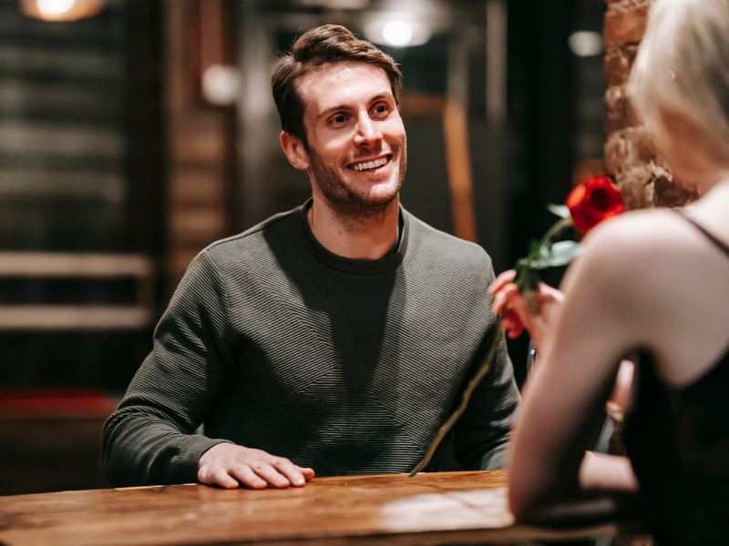 guy and girl going on a date